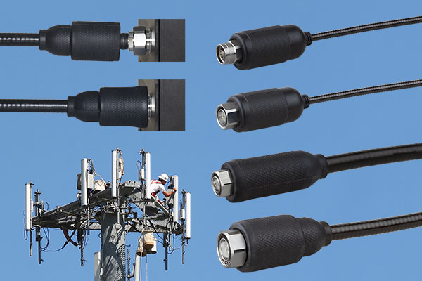 weatherproof boots for rf coaxial cable assemblies